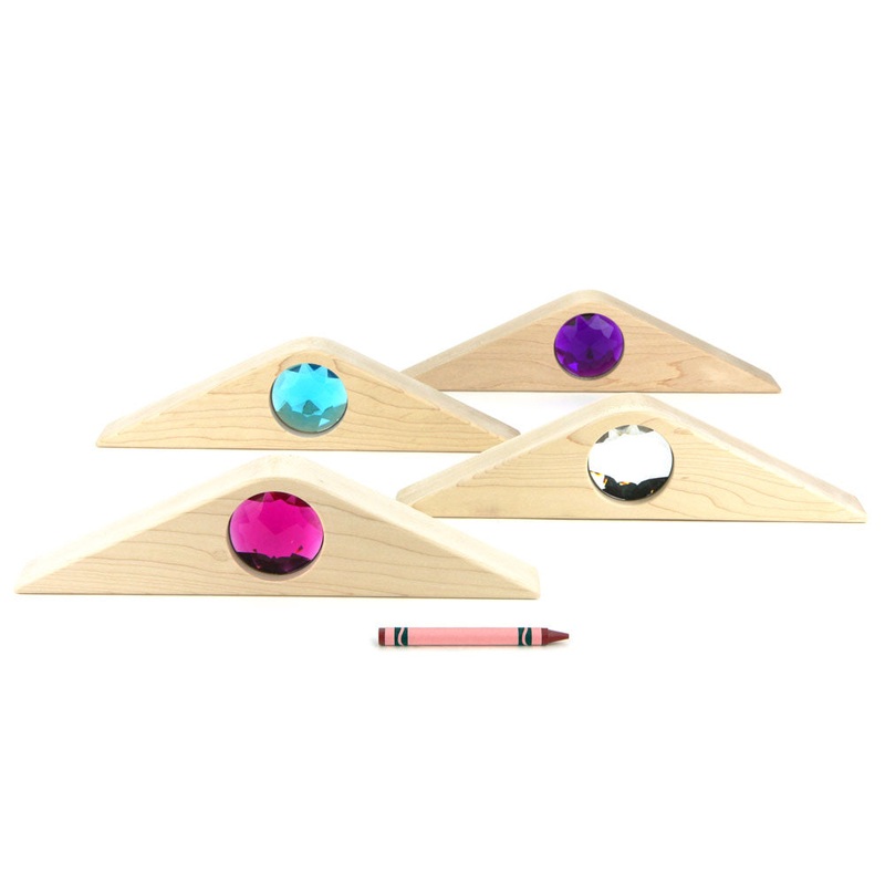 4 pc. Cool 8×2 Roof Triangle Gem Blocks