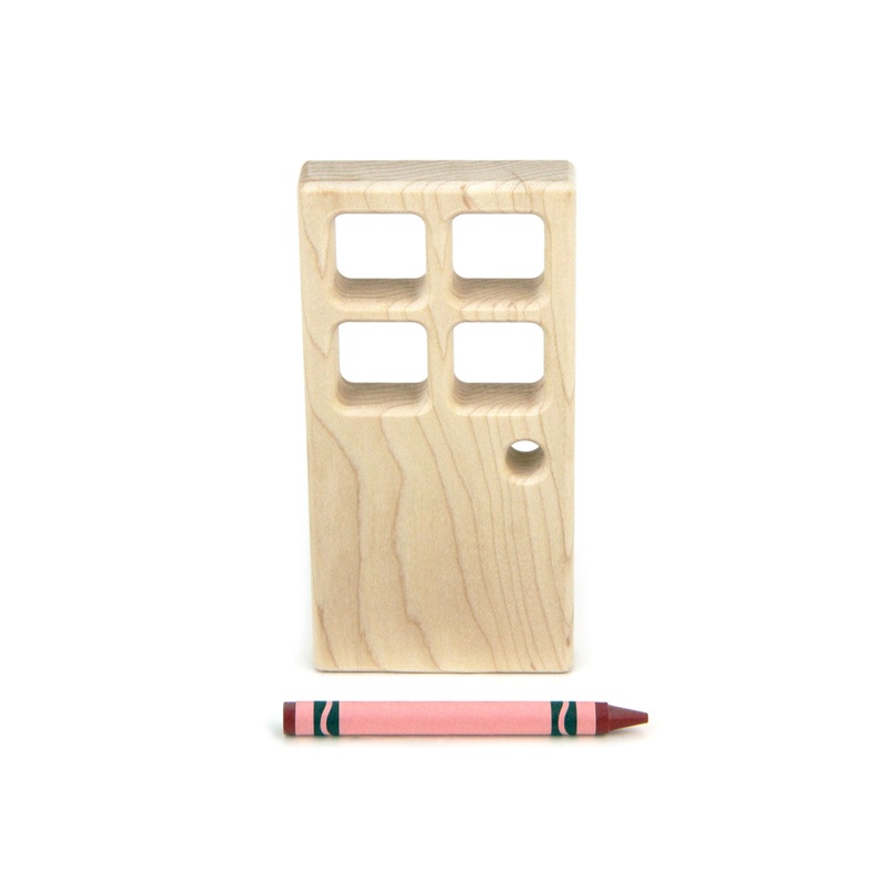 4×2 Square-Paned-Window Door Unit Building Block