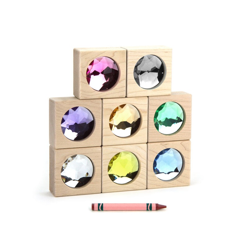 8 pc. Pastel Large Gem Blocks