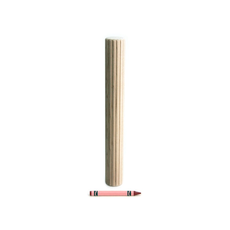 8×1 Fluted Cylinder Unit Building Block
