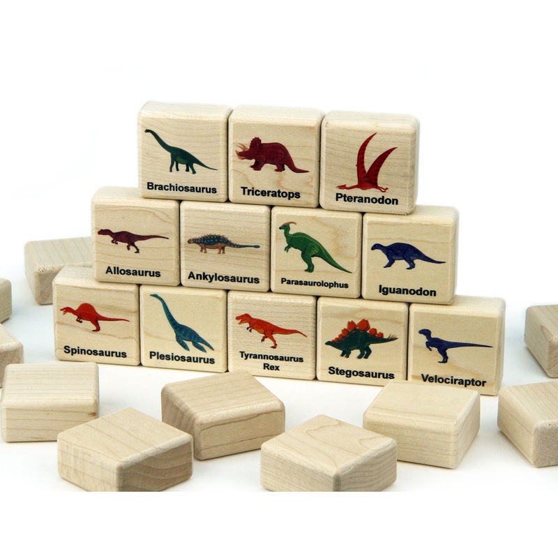 Dinosaurs Color Wooden Matching Game – 24 pc Set