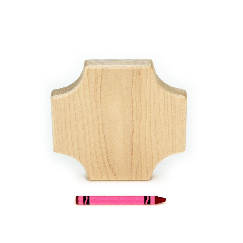 Flat 4×4 (1/2 thickness) Cross Intersection Building Block