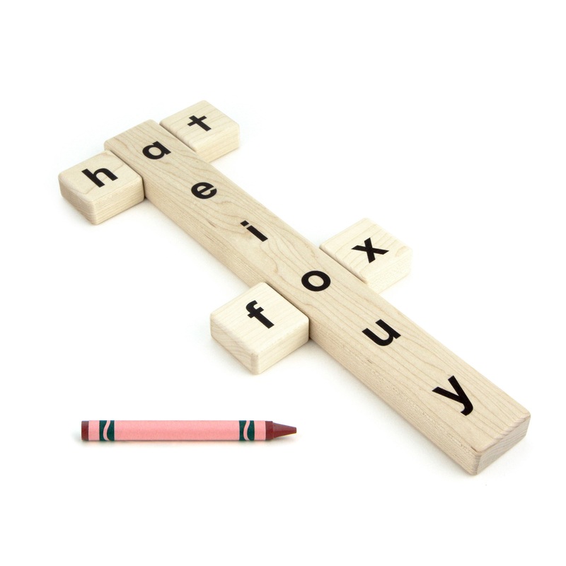 Printed Maple Vowel Stick