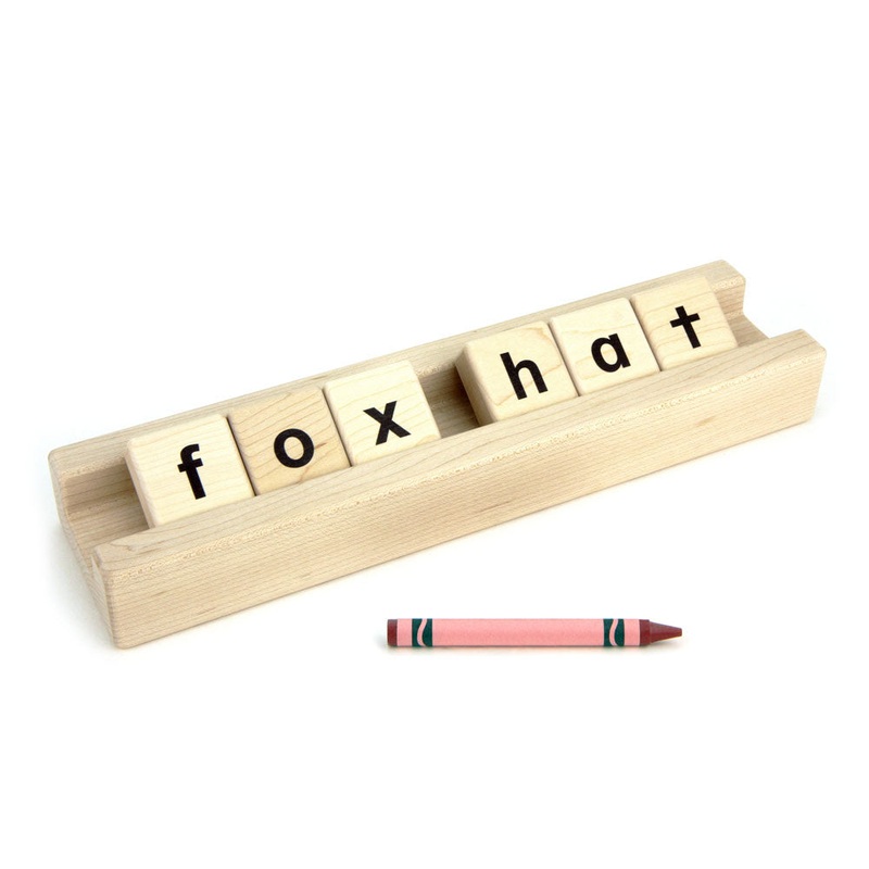 Solid Maple 8-Letter Word Tray