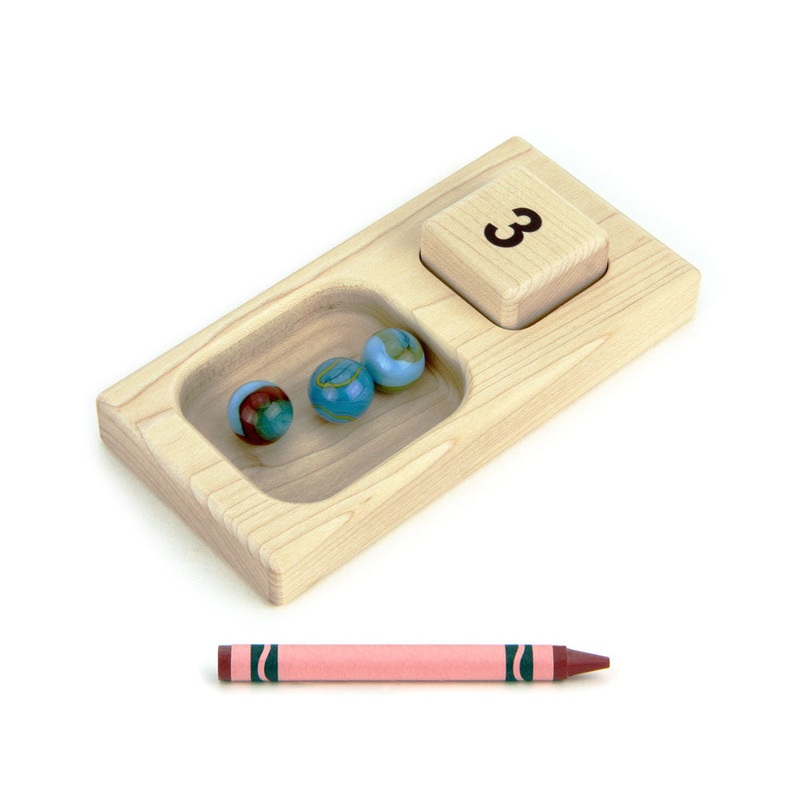Solid Maple Counting Tray