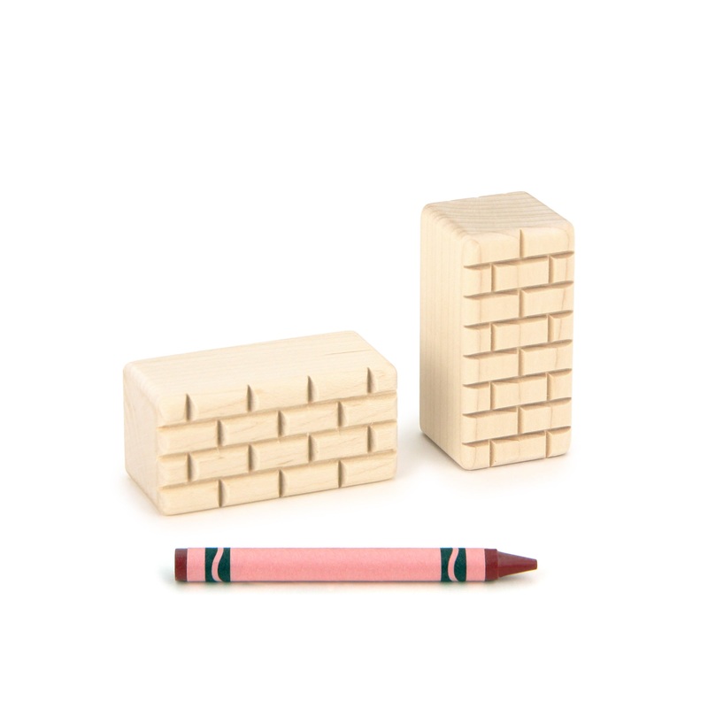 2 pc. 2×1 Double-Sided Bricks Building Blocks
