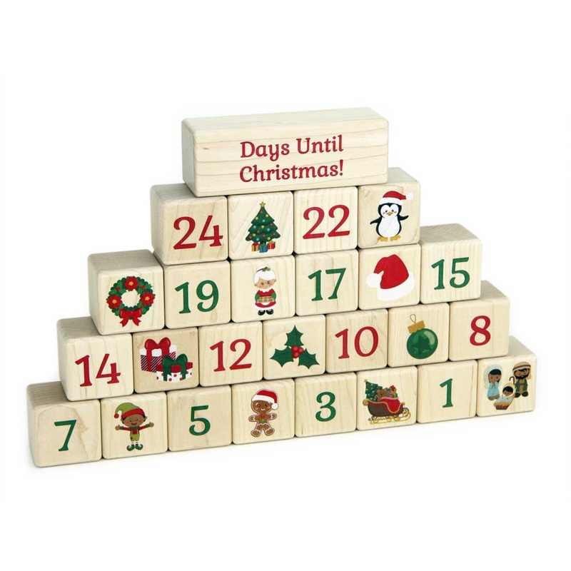 26 pc. Advent Calendar Christmas Countdown Blocks
