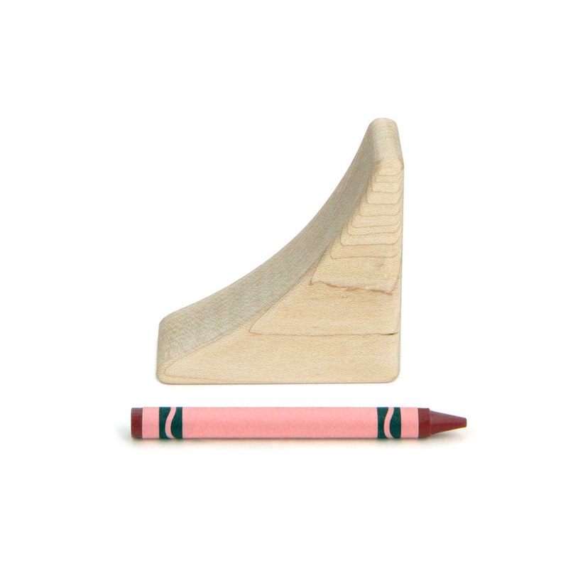 2×2 Curved Roof Peak Half Building Block