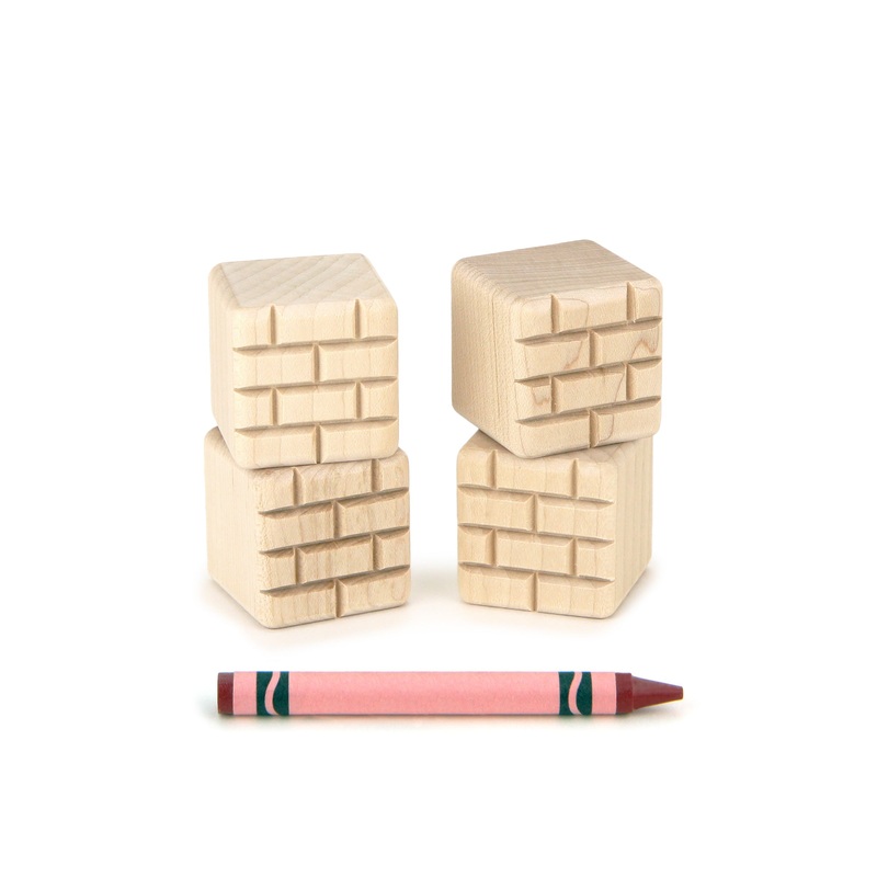 4 pc. 1×1 Cube Bricks Building Blocks