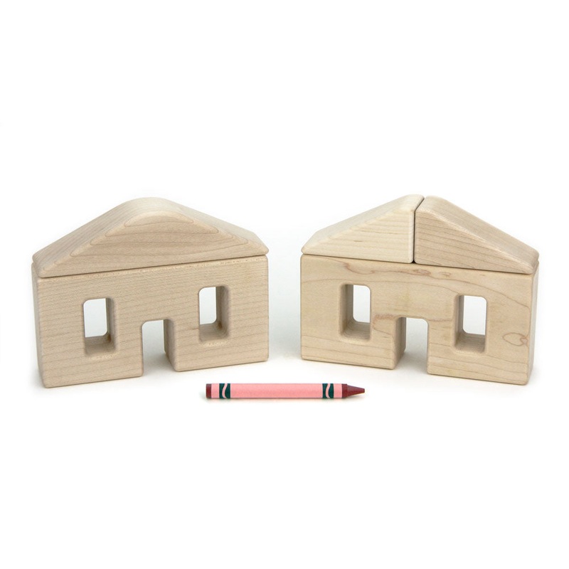 5 pc. Little Town Blocks Neighborhood Set