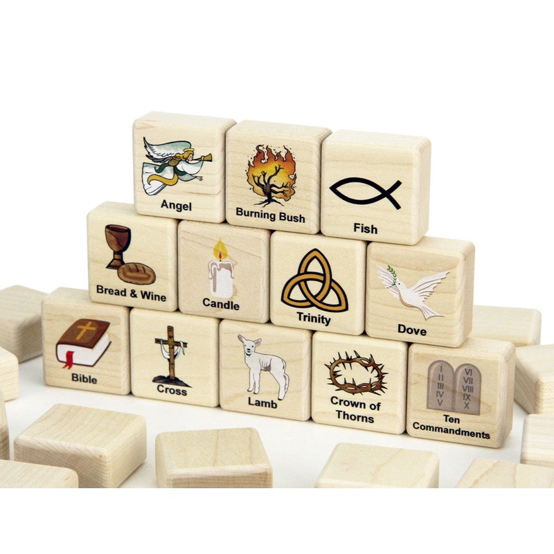 Christian Faith Wooden Matching Game – 24 pc Set