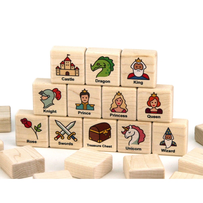 Fairytale Adventure Wooden Matching Game – 24 pc Set