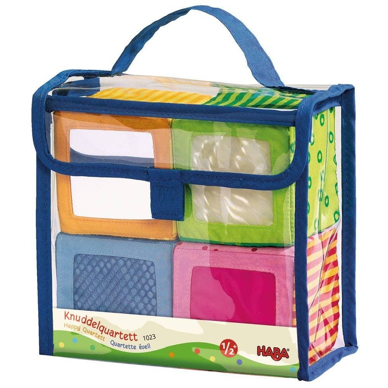 Happy Quartett Baby’s 4 Piece Soft Block Set