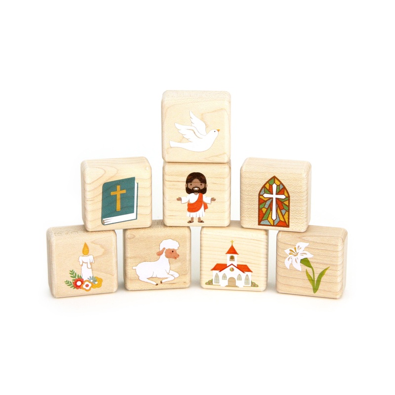 LIMITED! Little Easter 8 pc. Building Block Set