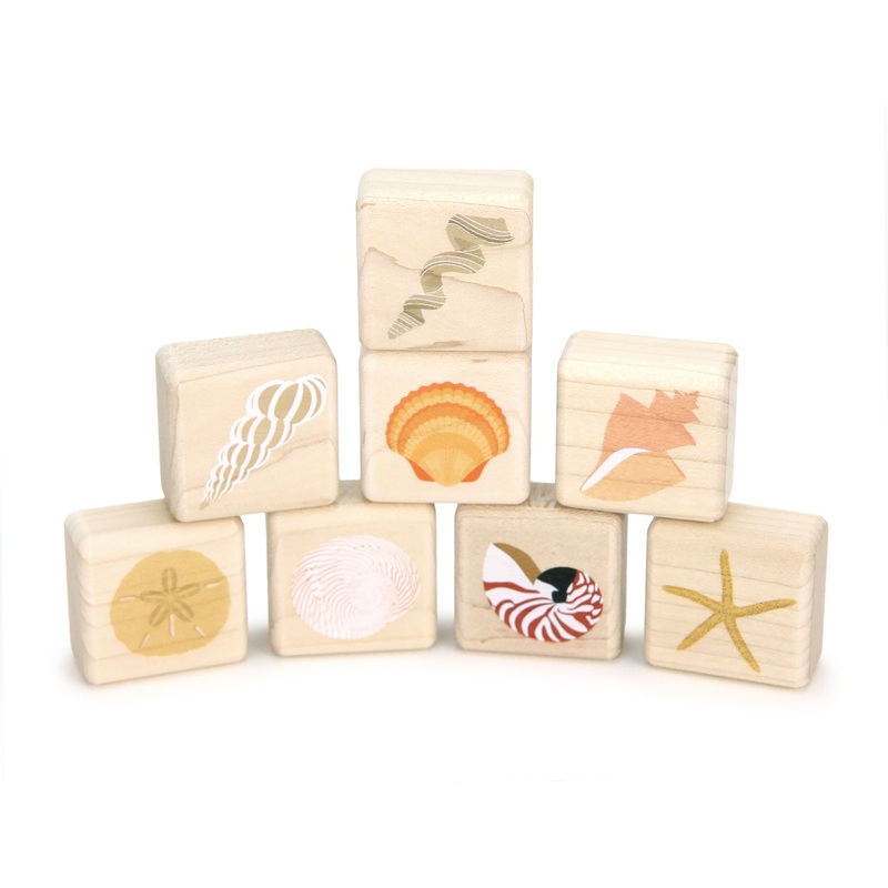 LIMITED! Little Seashells 8 pc. Building Block Set