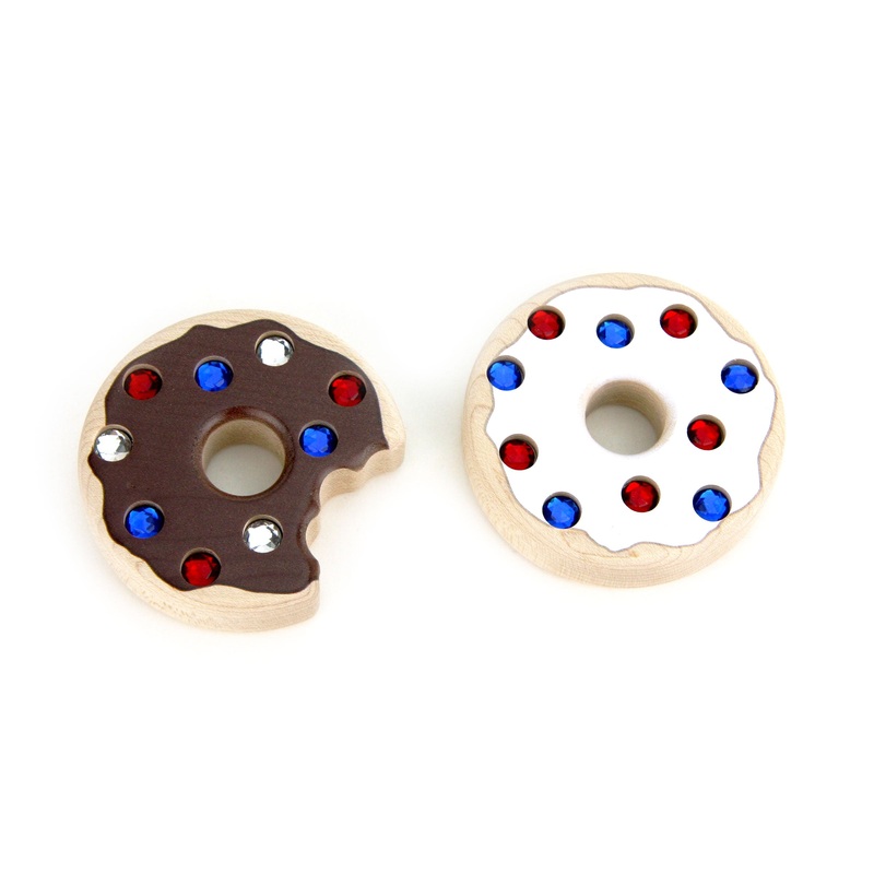 LIMITED! Patriotic Sprinkle Donuts 2 pc. Gem Blocks