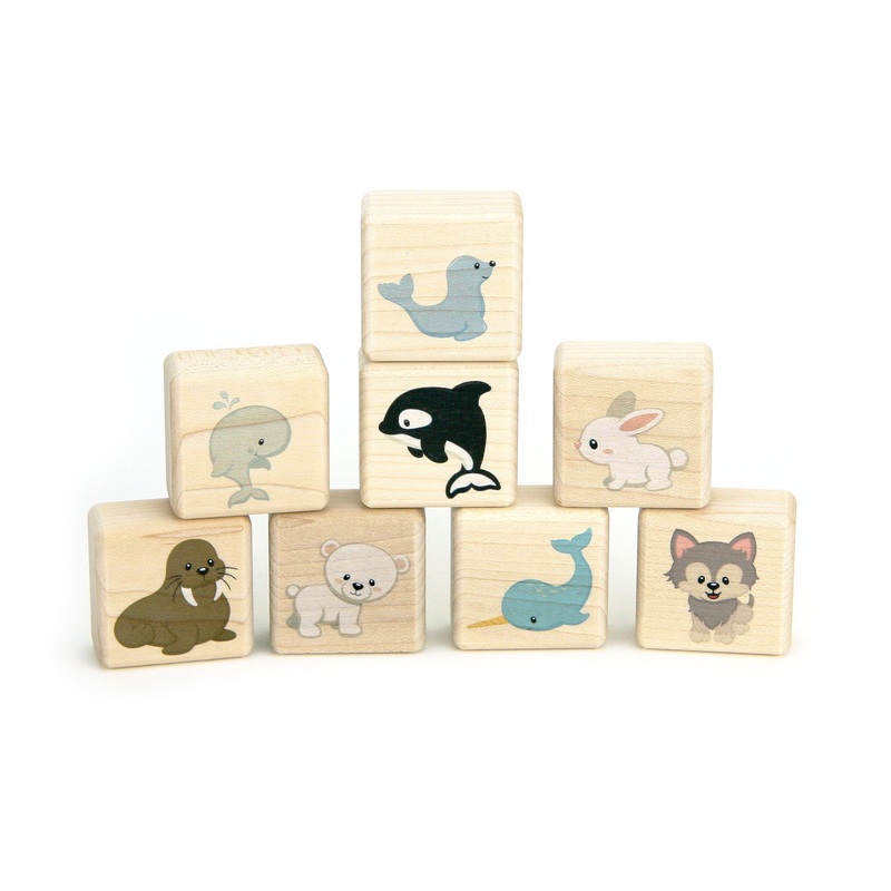 Little Arctic Animal Friends 8 pc. Building Block Set