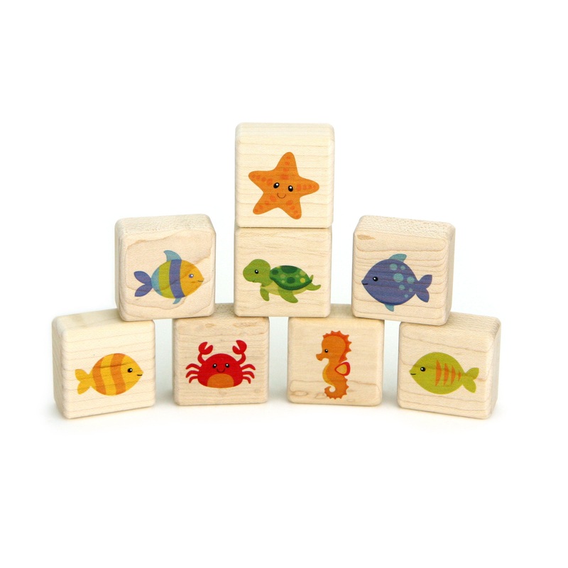 Little Ocean Friends 8 pc. Building Block Set