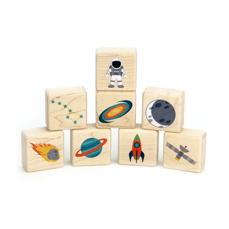 Little Space Explorers 8 pc. Building Block Set