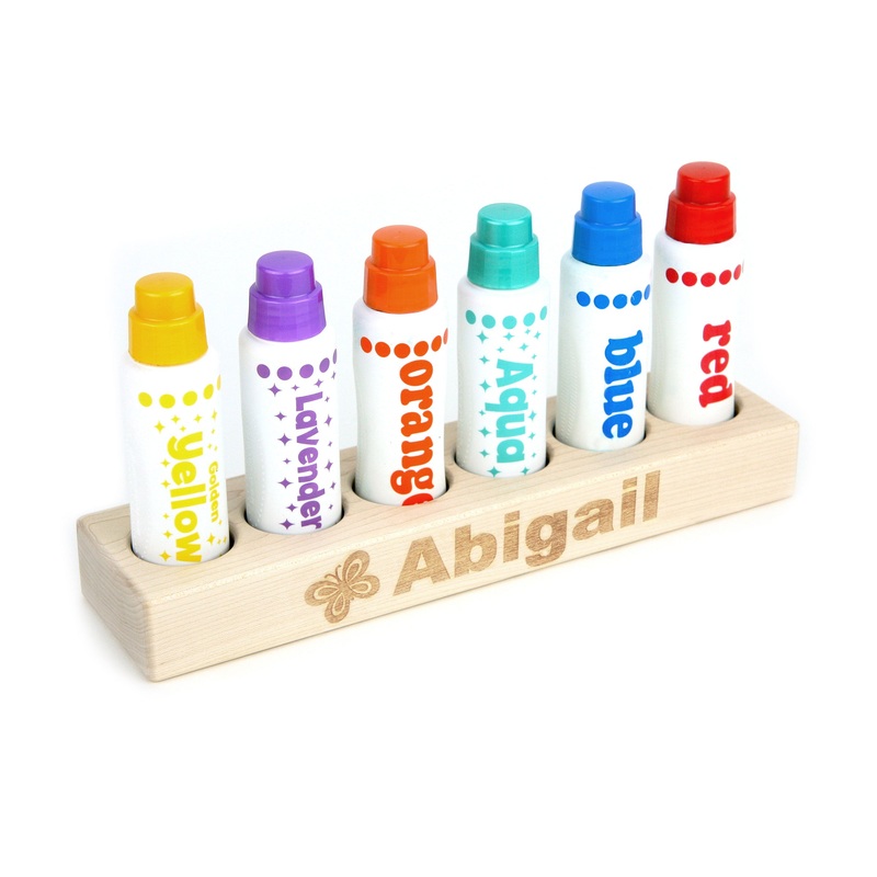 Personalized Maple Dot Art Holder