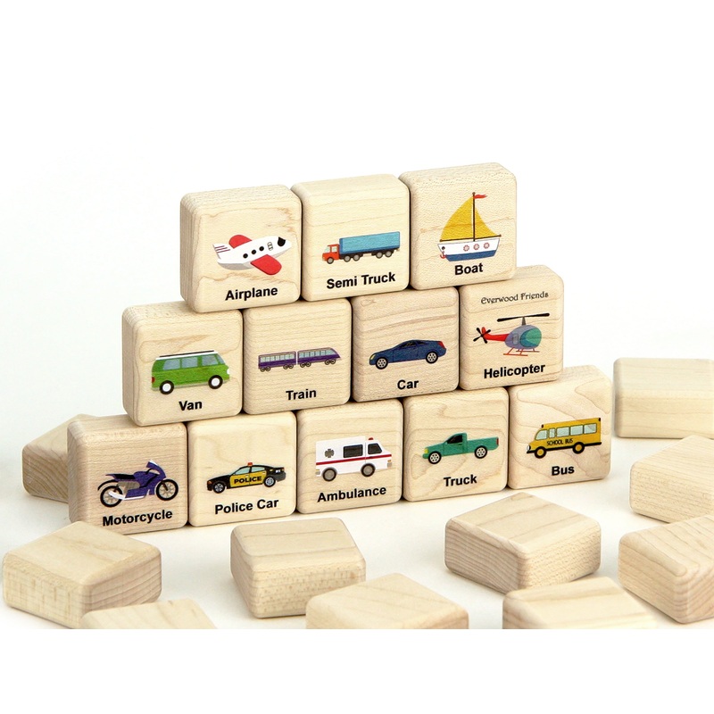 Transportation Wooden Matching Game – 24 pc Set