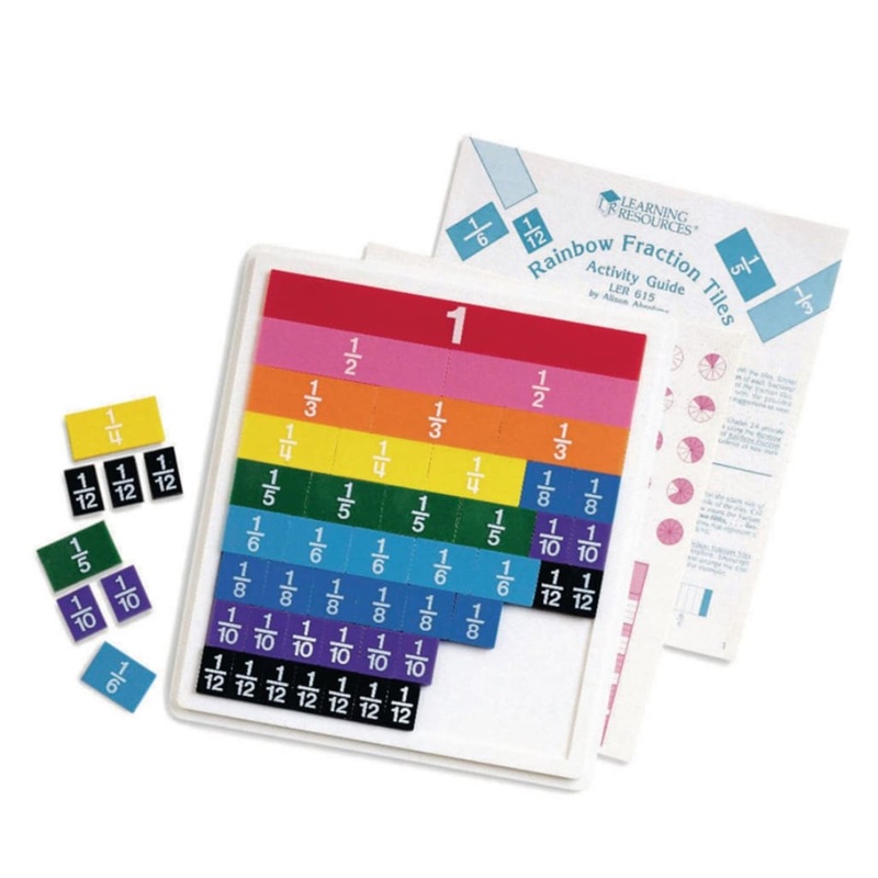 Rainbow Fraction Tiles