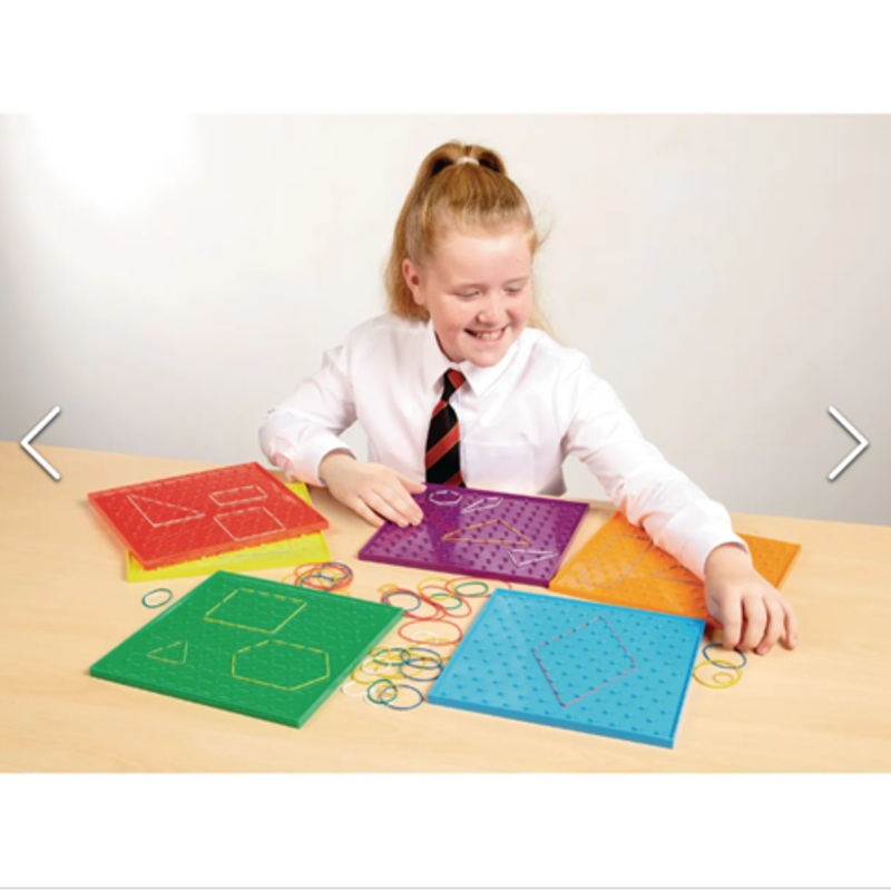 Double-Sided Geoboards – Pack of 6