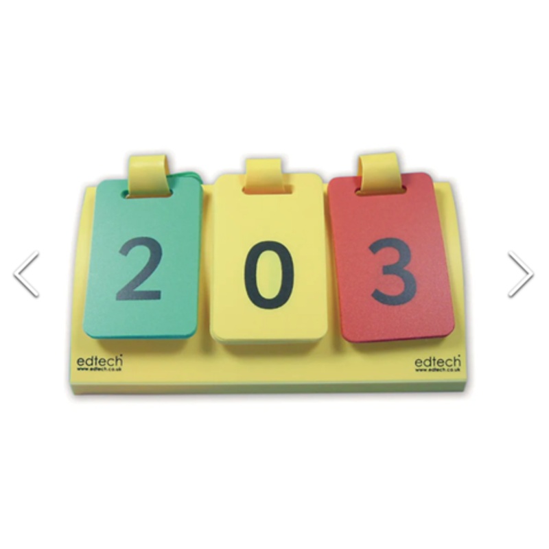 Pupil Number Flip – Hundreds, Tens & Units – Pack of 5