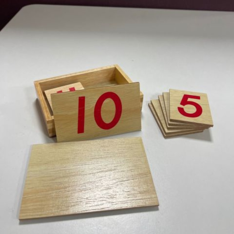 Wooden Number Cards 1 – 10